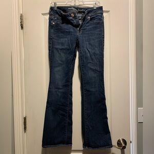 NWOT American Eagle Outfitters Kick Boot Jeans Size 6 Regular Dark Wash